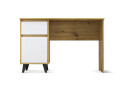 Fotografie 2 - Psací stůl BORG 1d1s/120 dub artisan / bílý