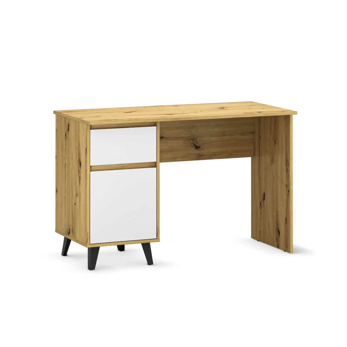 

Psací stůl BORG 1d1s/120 dub artisan / bílý