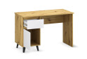 Psací stůl BORG 1d1s/120 dub artisan / bílý - Fotografie 5 Fotografie 5 - Psací stůl BORG 1d1s/120 dub artisan / bílý