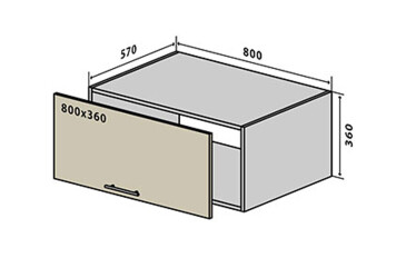 V68 Okenní parapet 80 Lori / Lori