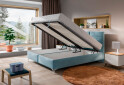 Fotografie 6 - Postel Logan 180x200 Cloud 70 Davis s roštem, úložným prostorem