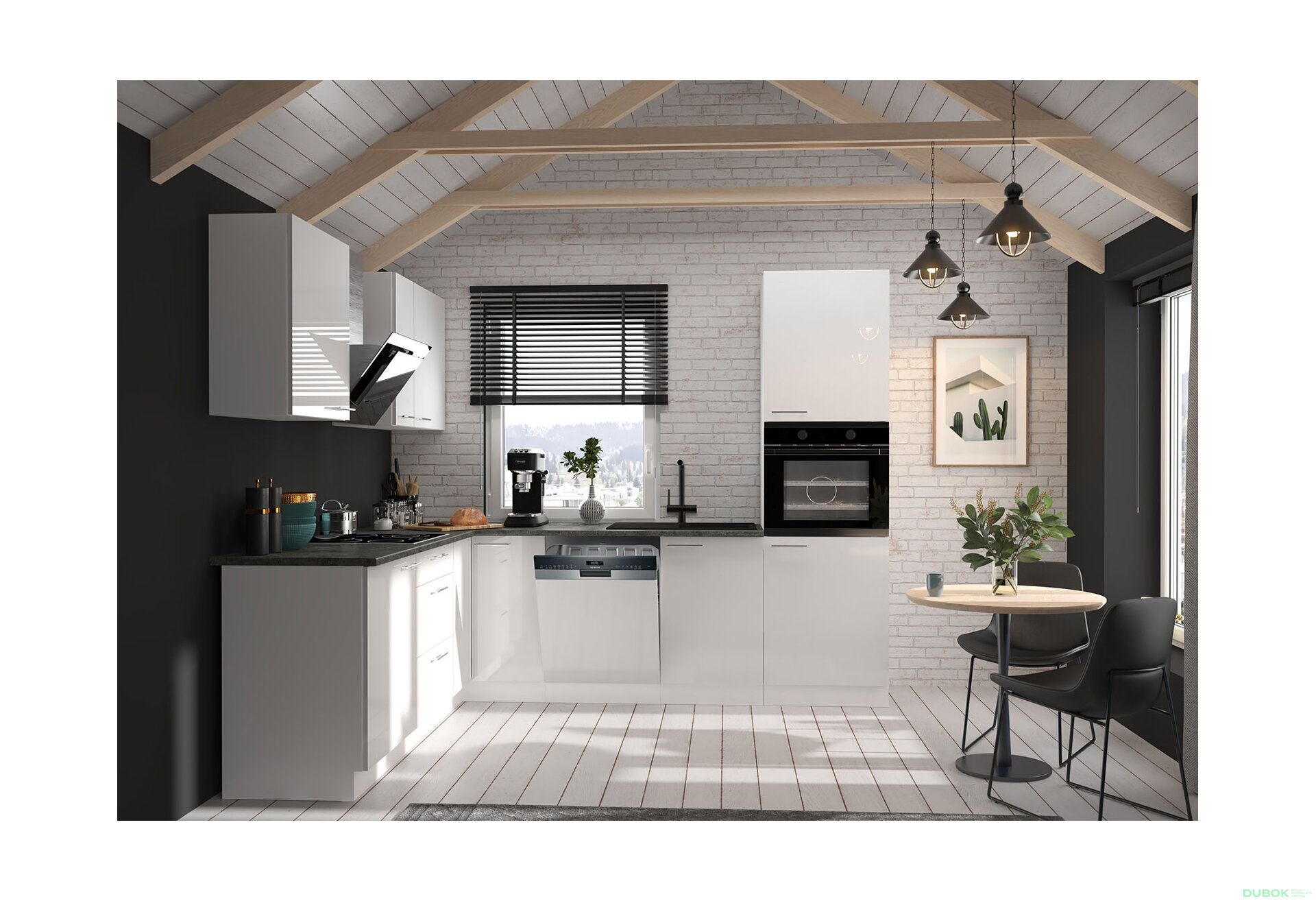 Fotografie 1 - Modulární kuchyně Lara bílá