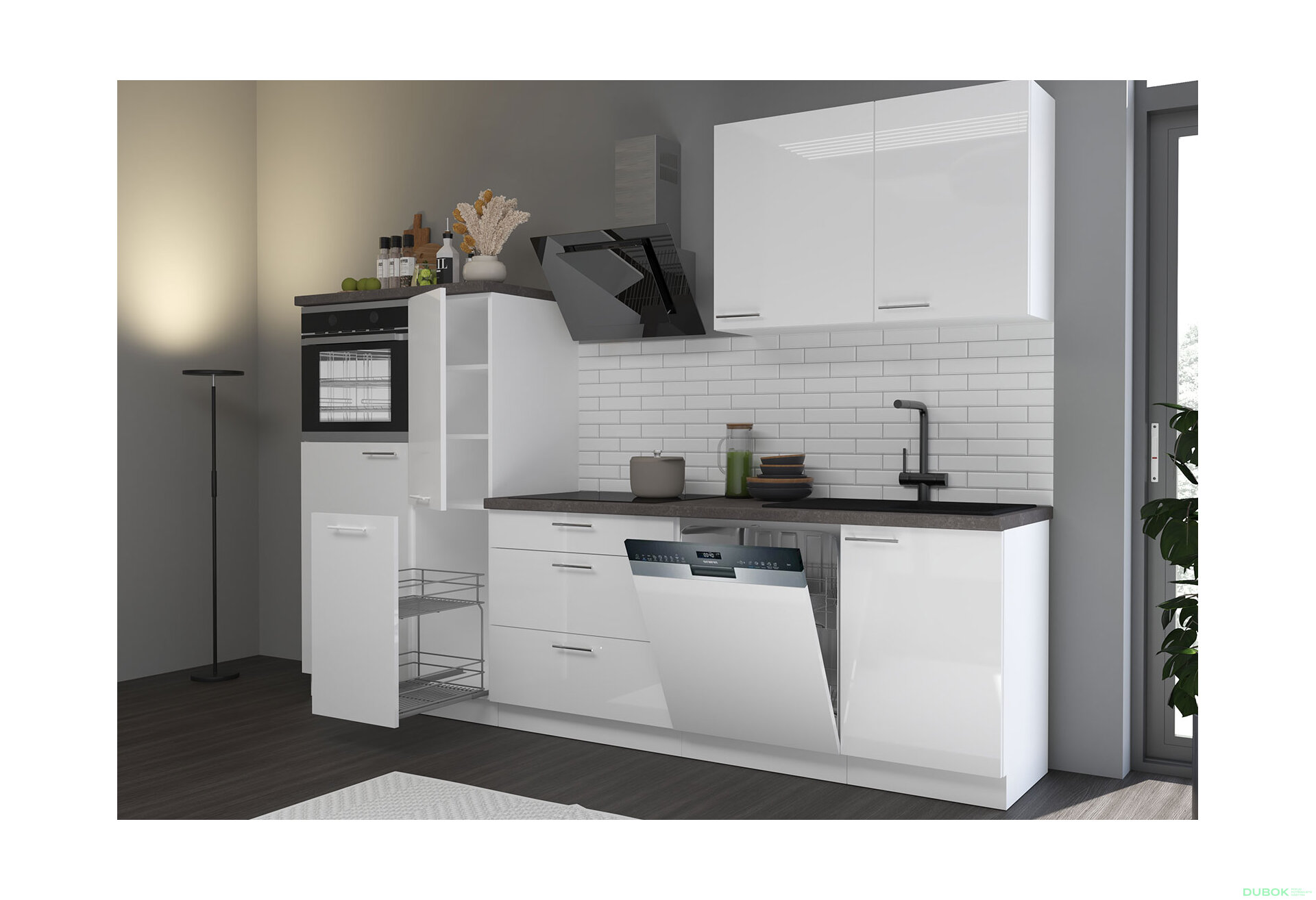 Fotografie 3 - Modulární kuchyně Lara bílá