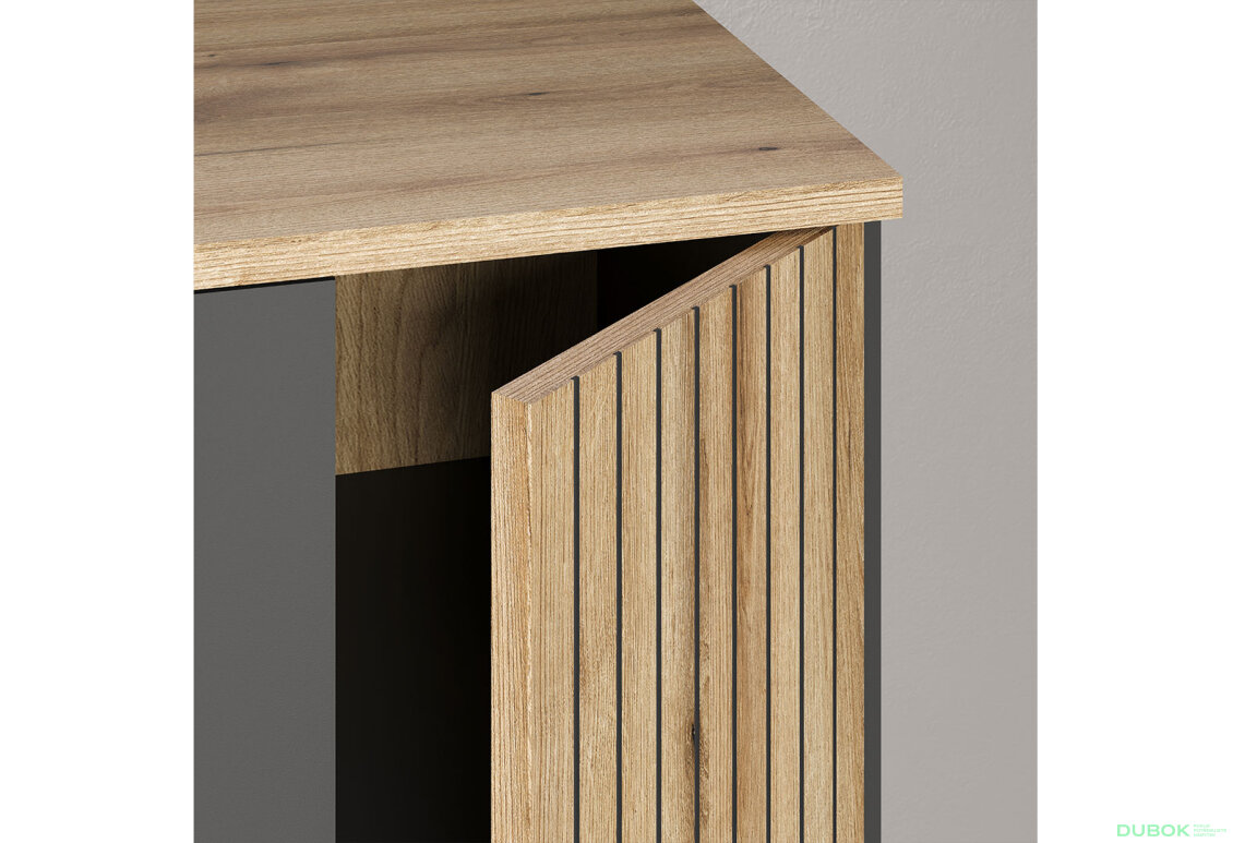 Fotografie 7 - Série do předsíně Esteban grafit / dub evok