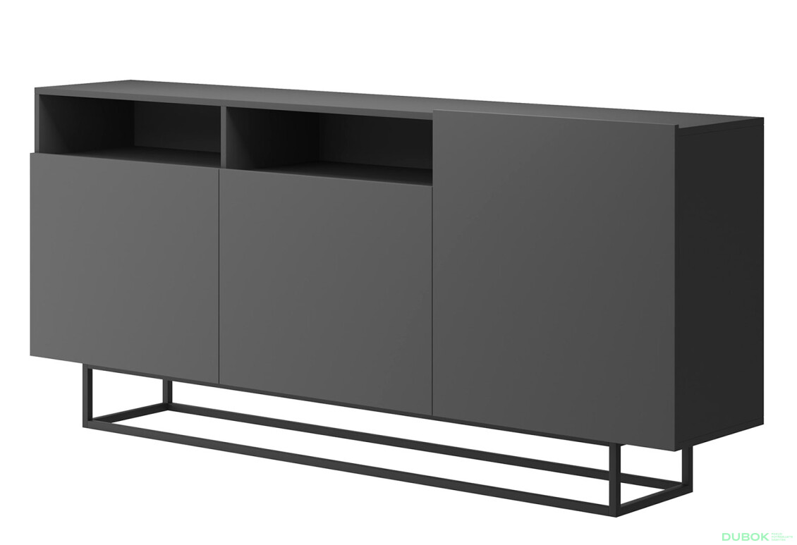 Komoda EK180 grafit Enjoy - Fotografie 1 Fotografie 1 - Komoda EK180 grafit Enjoy