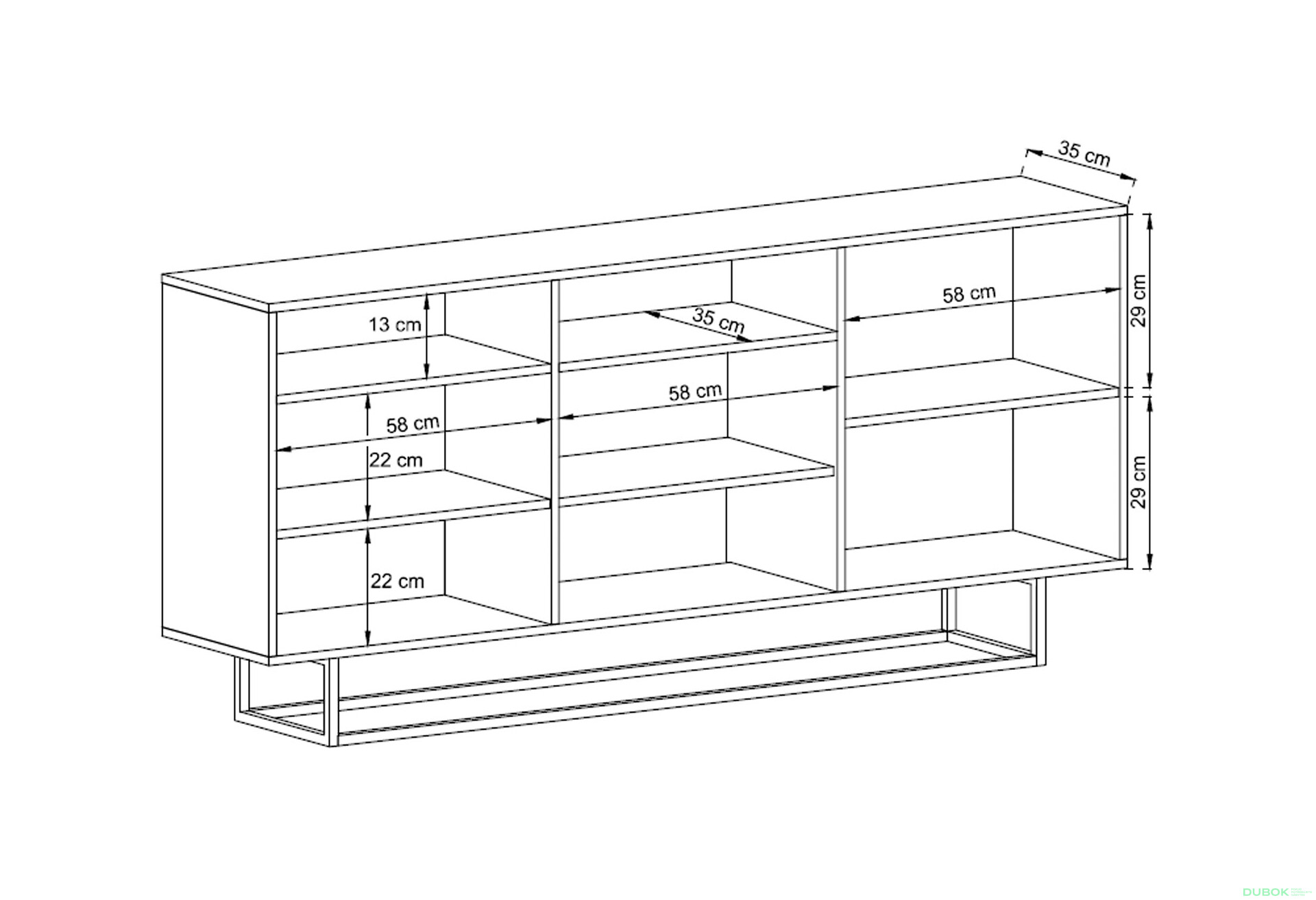 Komoda EK180 grafit Enjoy - Fotografie 3 Fotografie 3 - Komoda EK180 grafit Enjoy