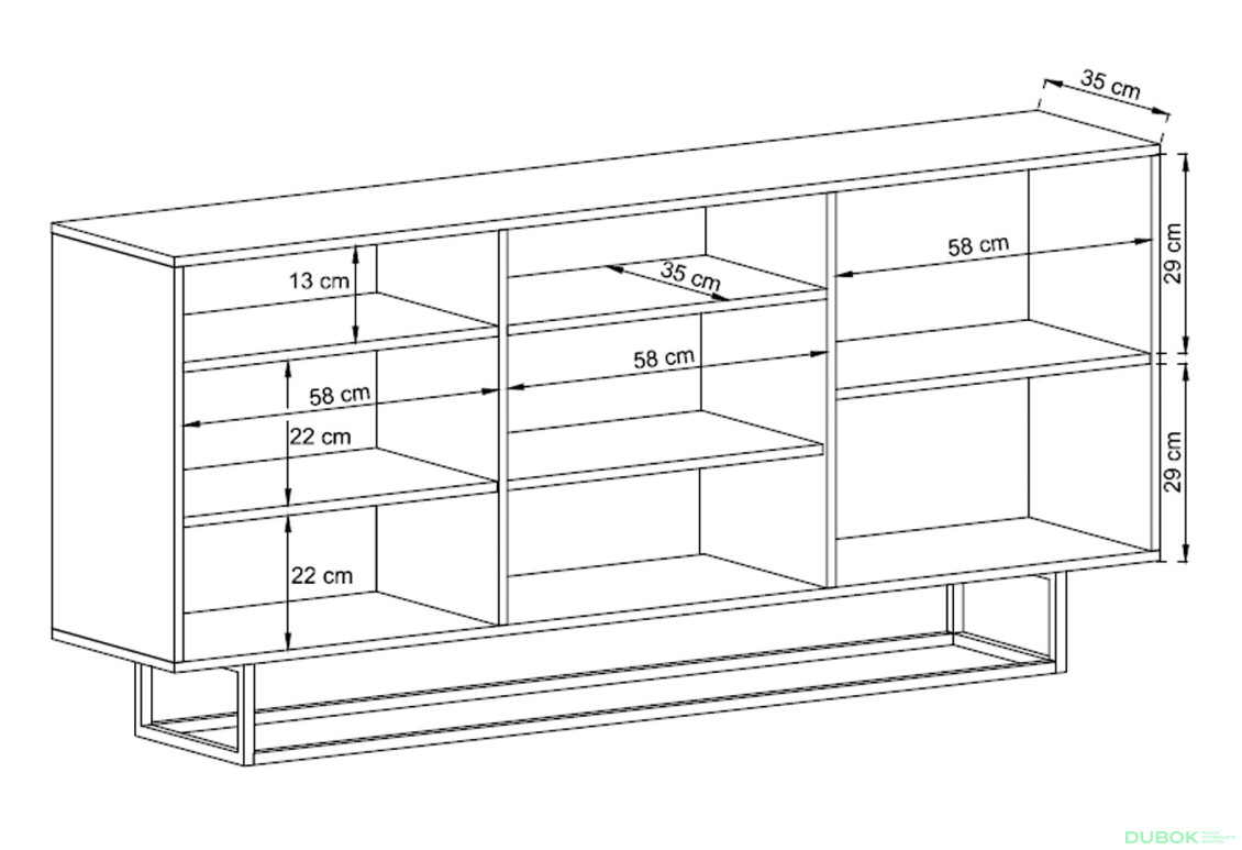 Komoda EK180 grafit Enjoy - Fotografie 3 Fotografie 3 - Komoda EK180 grafit Enjoy