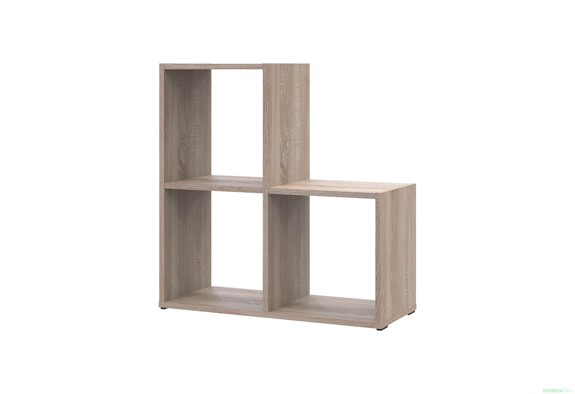 Fotografie 1 - Regál otevřený Step 2х2 69х28.8х71.4 dub sonoma