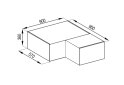 Fotografie 1 - Korpus N 90x90 přímý roh (570)