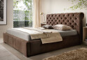 Fotografie 2 - Postel Manchester 180x200 Vogue 6 Sic, podhlavník 106, C4 Ořech