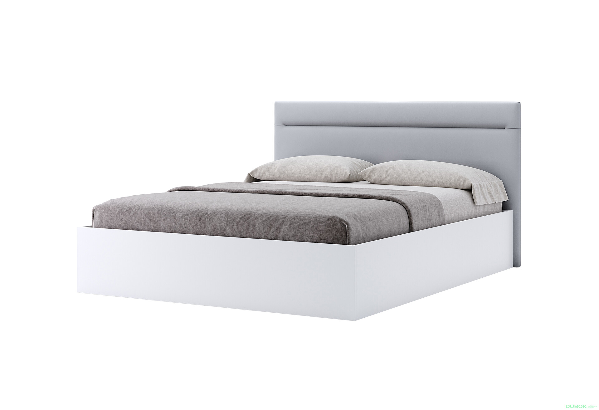 Postel 1,8x2,0 s čalouněným měkkým čelem a výklopným roštem, s rámem bílý lesk Family - Fotografie 1 Fotografie 1 - Postel 1,8x2,0 s čalouněným měkkým čelem a výklopným roštem, s rámem bílý lesk Family