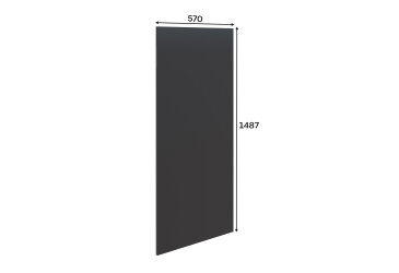 Fotografie P Vnitřní panel (h-920) Pro pracovní desku 28 mm