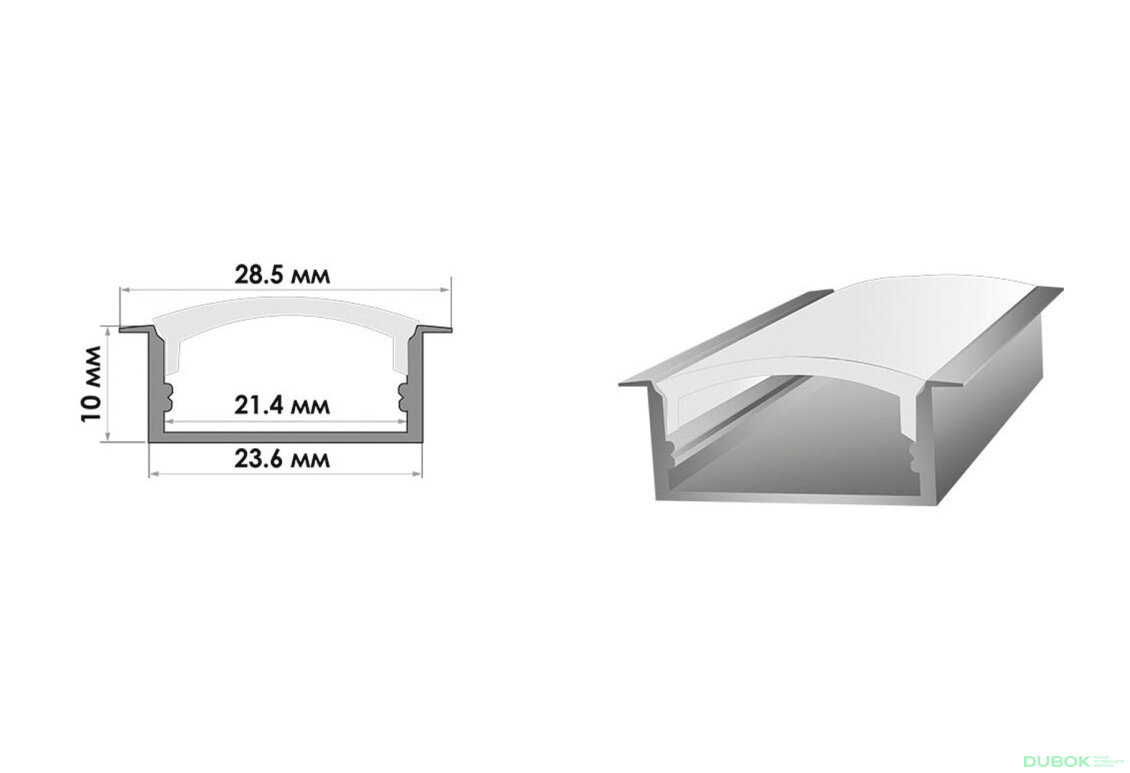 Fotografie 2 - LED profil 2 m/p