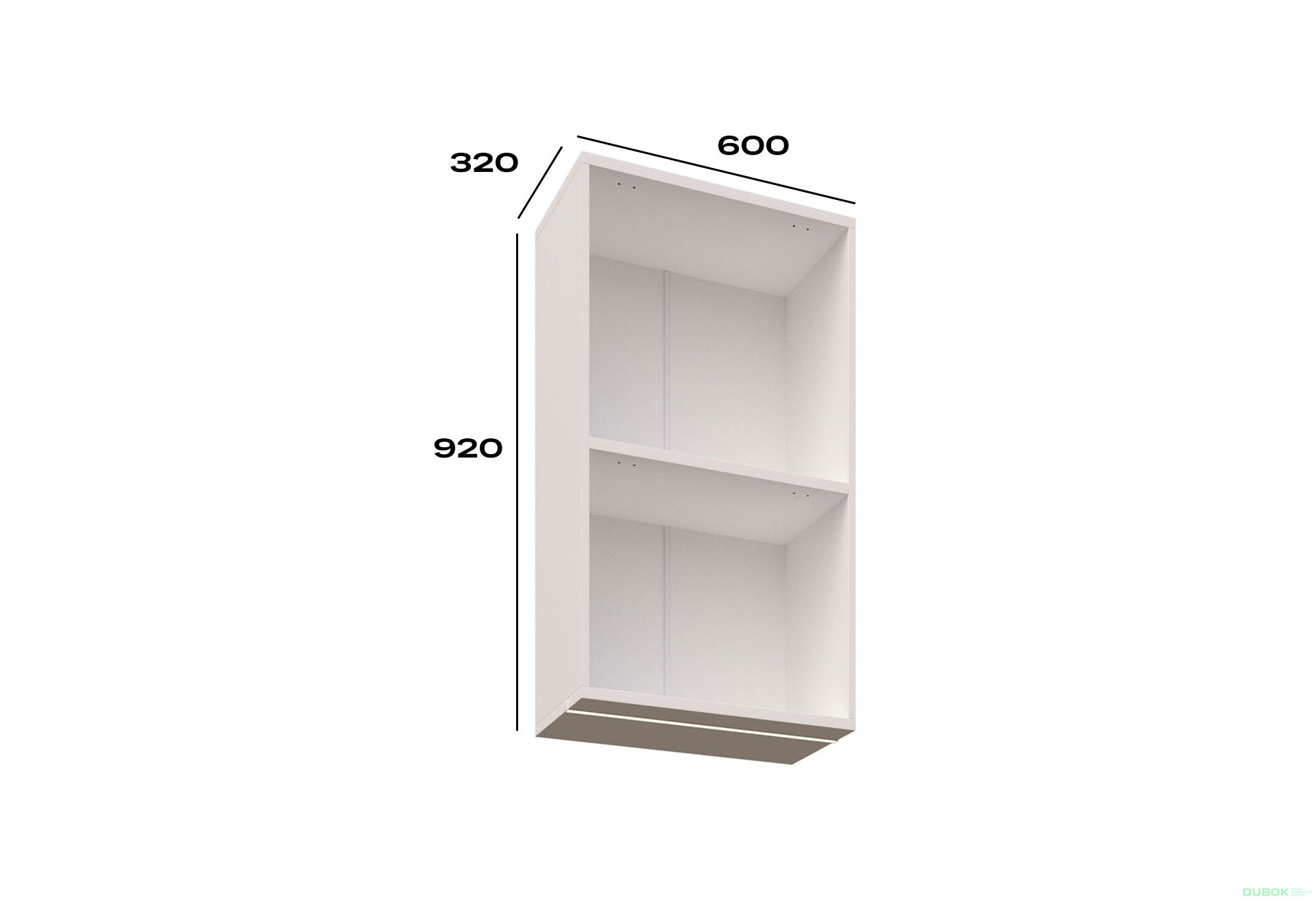 Fotografie 2 - Korpus V 60 B (h-920) Free Fold LED