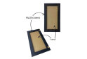 Fotografie 2 - Skleněná fasáda bronz 713x296 (V30 h-720), rám MDF černý