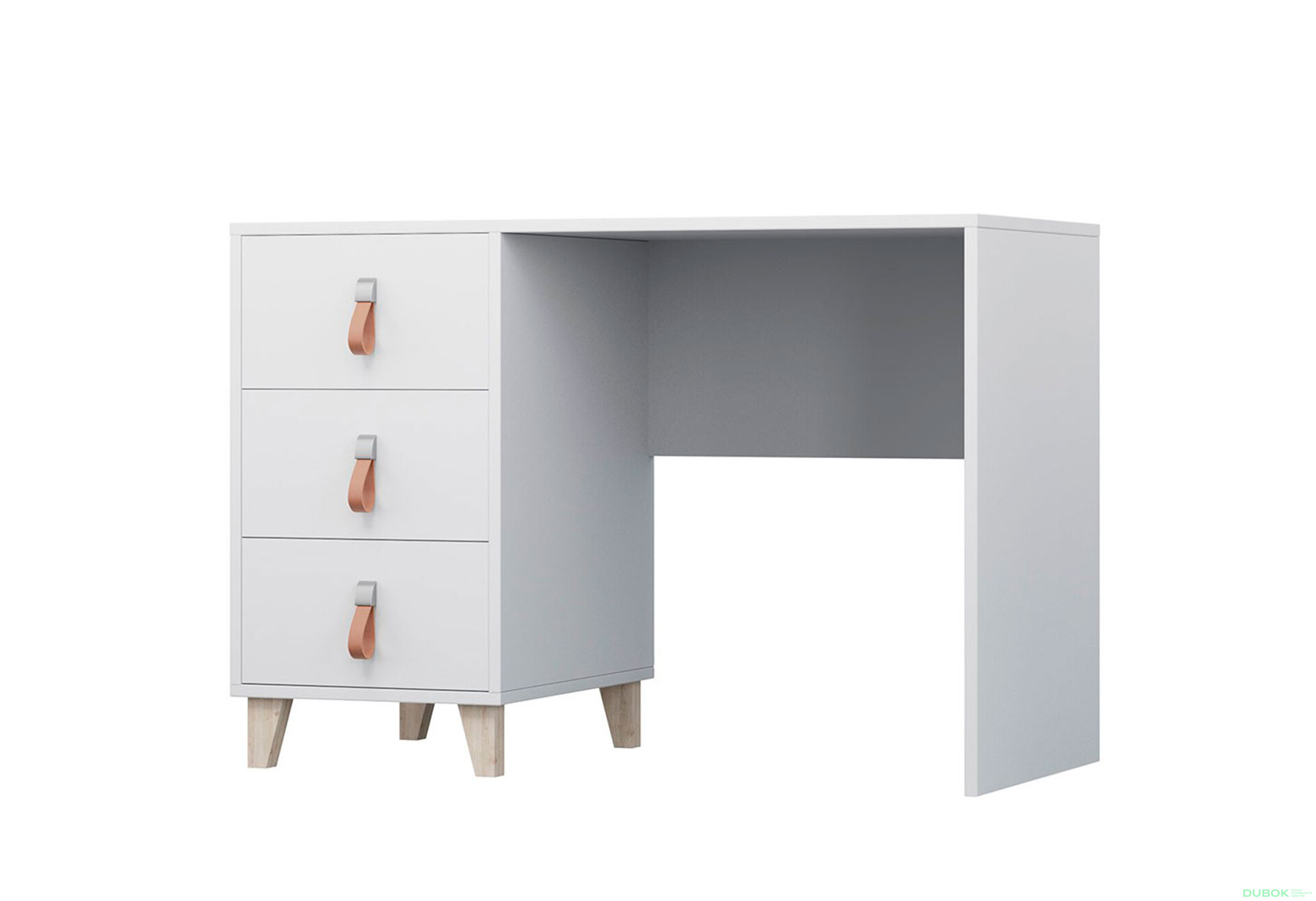 Psací stůl Figo bílá Idczak meble - Fotografie 1 Fotografie 1 - Psací stůl Figo bílá Idczak meble