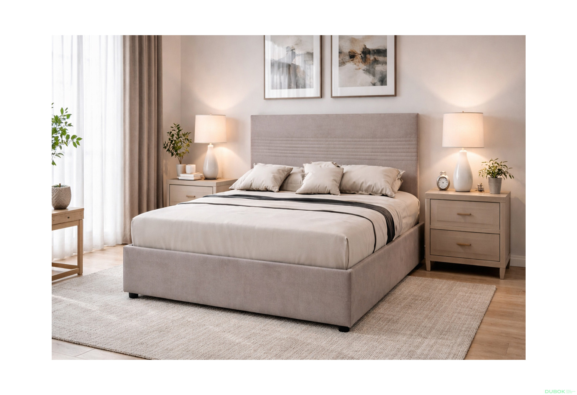 Fotografie 2 - Postel Fro Line 140x200 Mono 233, béž