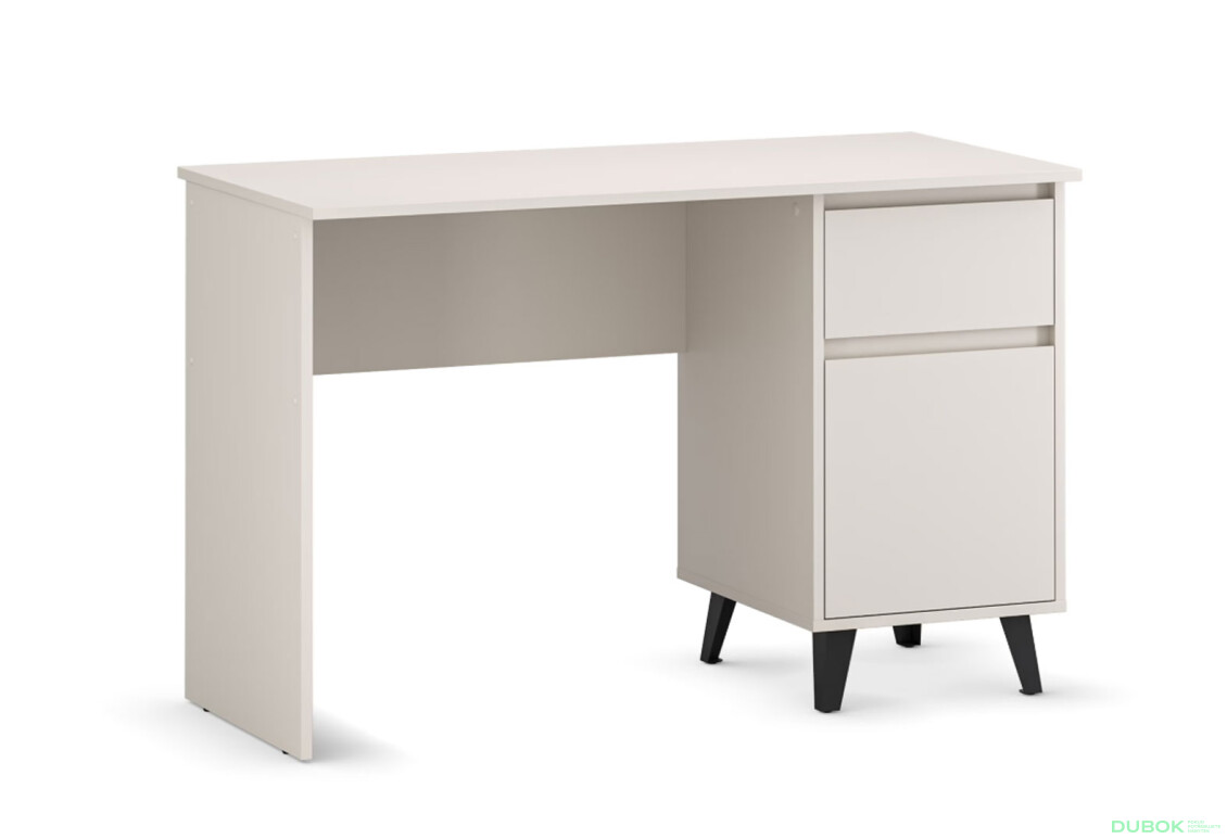 Psací stůl BORG 1d1s/120 kašmír - Fotografie 4 Fotografie 4 - Psací stůl BORG 1d1s/120 kašmír