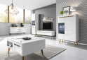 Obývací sestava I Nordi bílá / bílý lesk - Fotografie 2 Fotografie 2 - Obývací sestava I Nordi bílá / bílý lesk