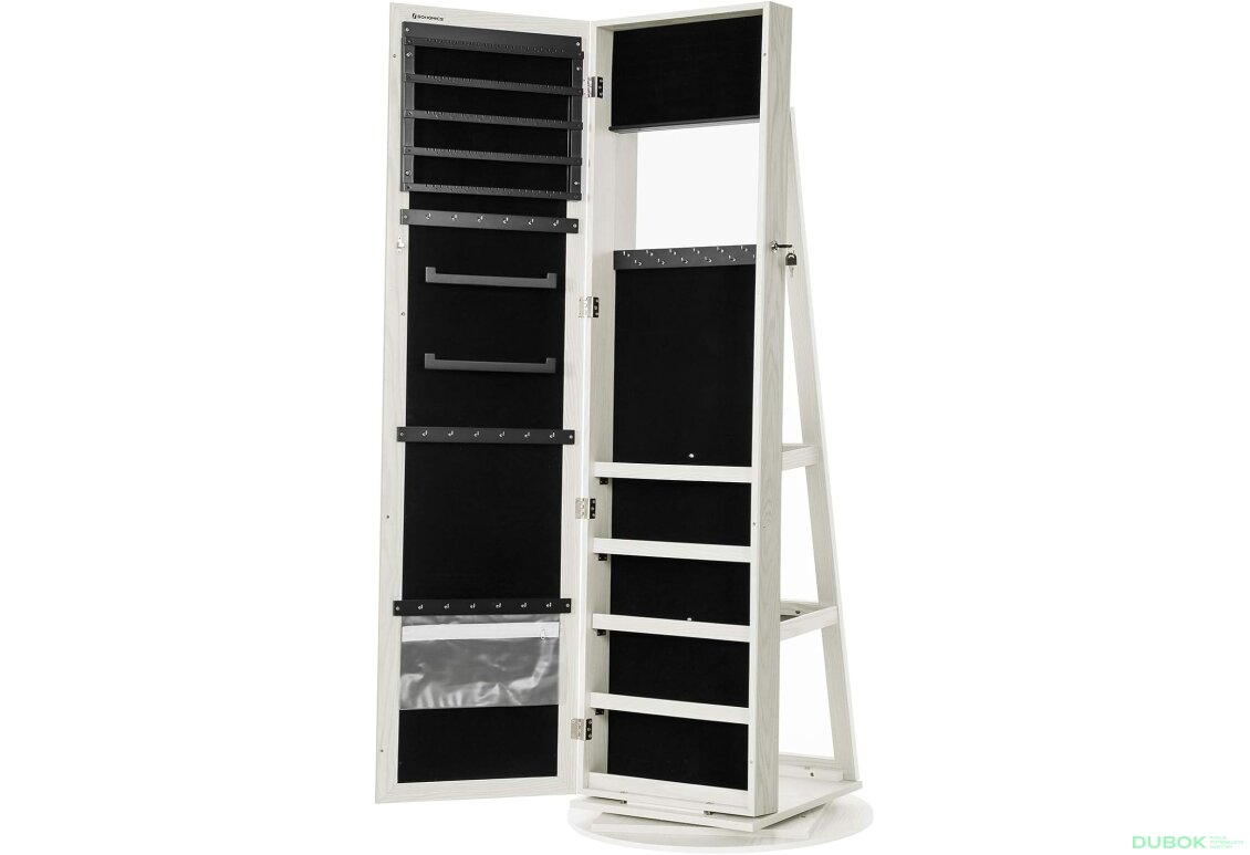 Skříňka se zrcadlem na šperky - JBC62W