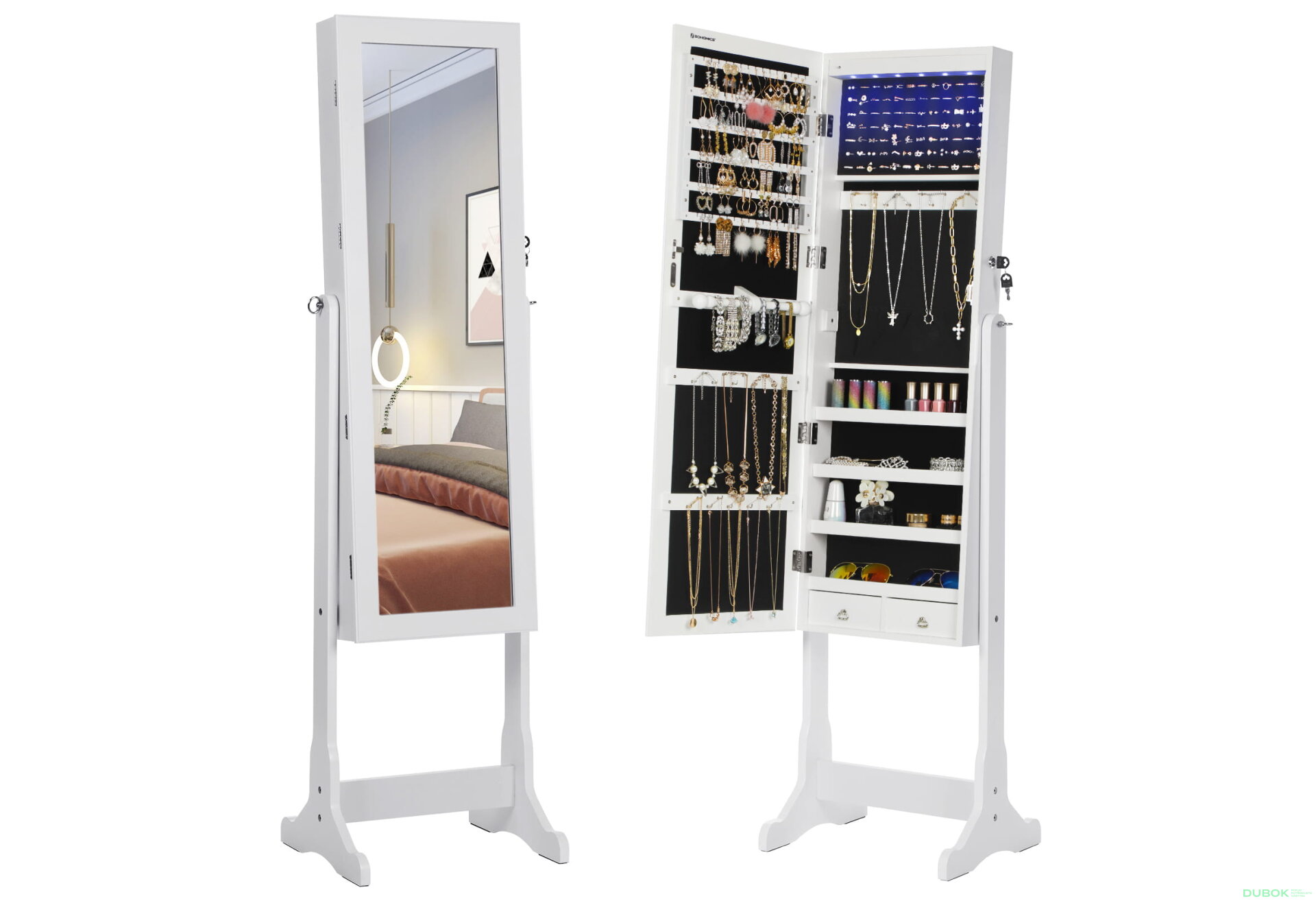 Fotografie 1 - Skříňka se zrcadlem na šperky - JBC94W