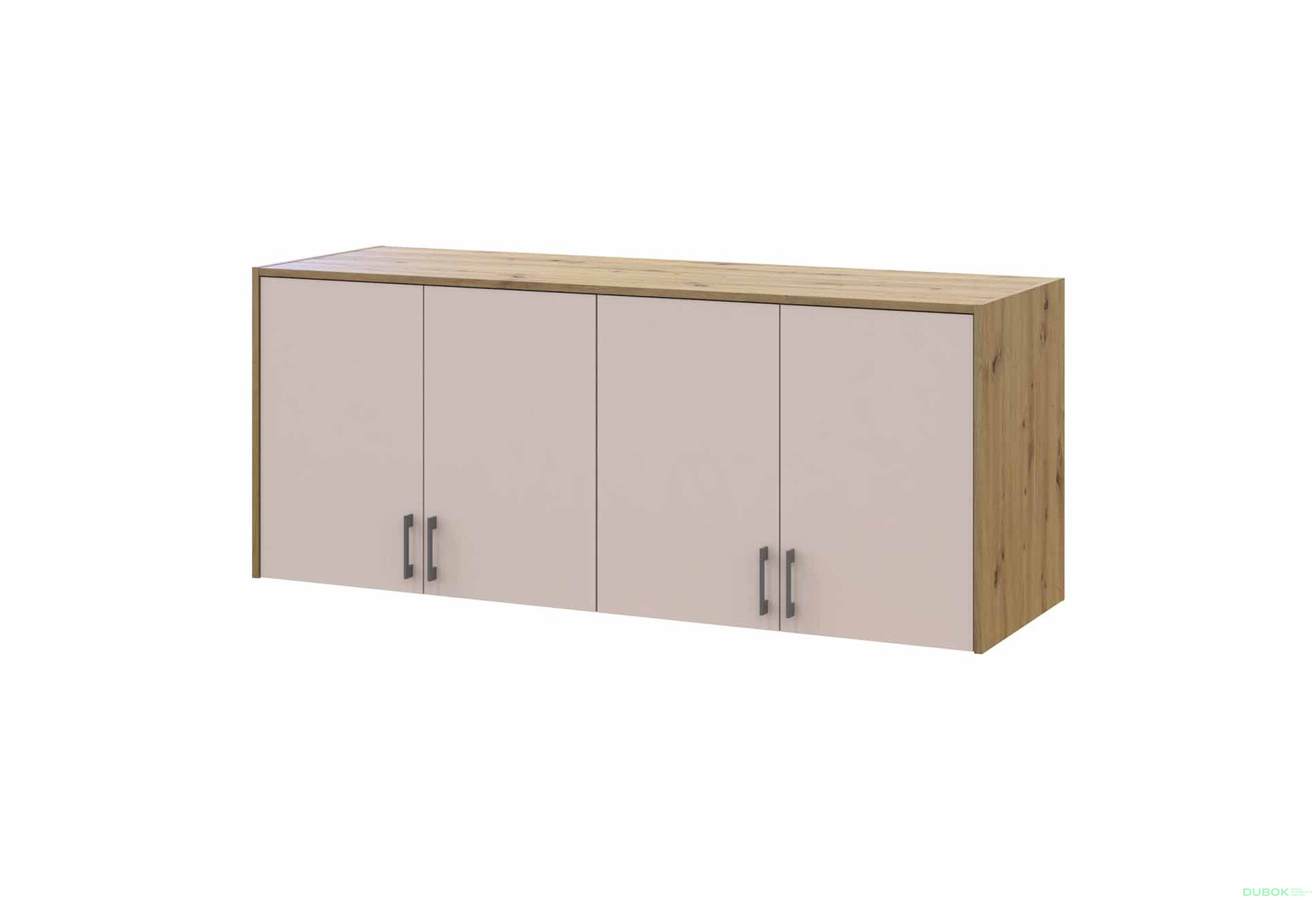 Nástavba Rondi 4 dřevotříska 160x52x65 dub artisan / kašmír - Fotografie 1 Fotografie 1 - Nástavba Rondi 4 dřevotříska 160x52x65 dub artisan / kašmír