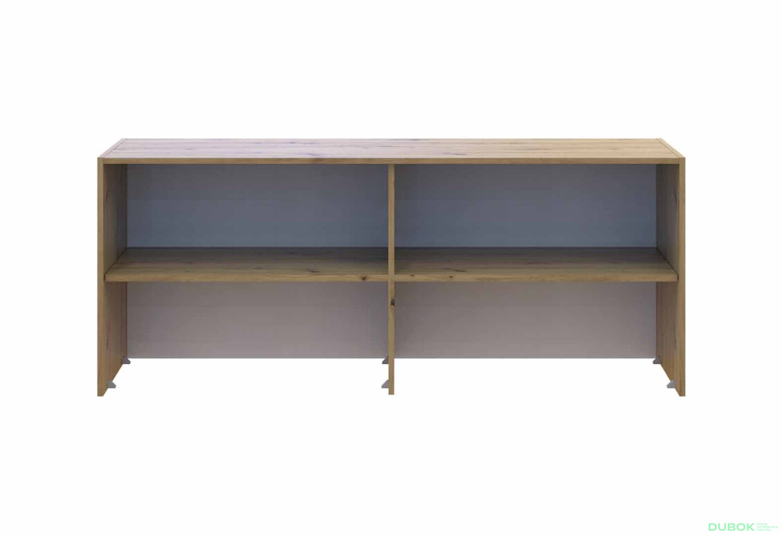 Fotografie 6 - Nástavba Rondi 4 dřevotříska 160x52x65 dub artisan / kašmír