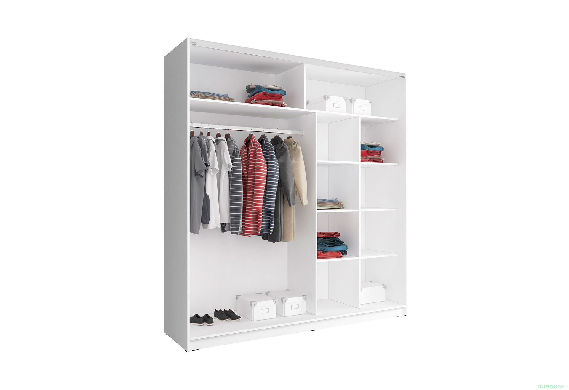 Fotografie 2 - Skříň Mika IV 200 bílý