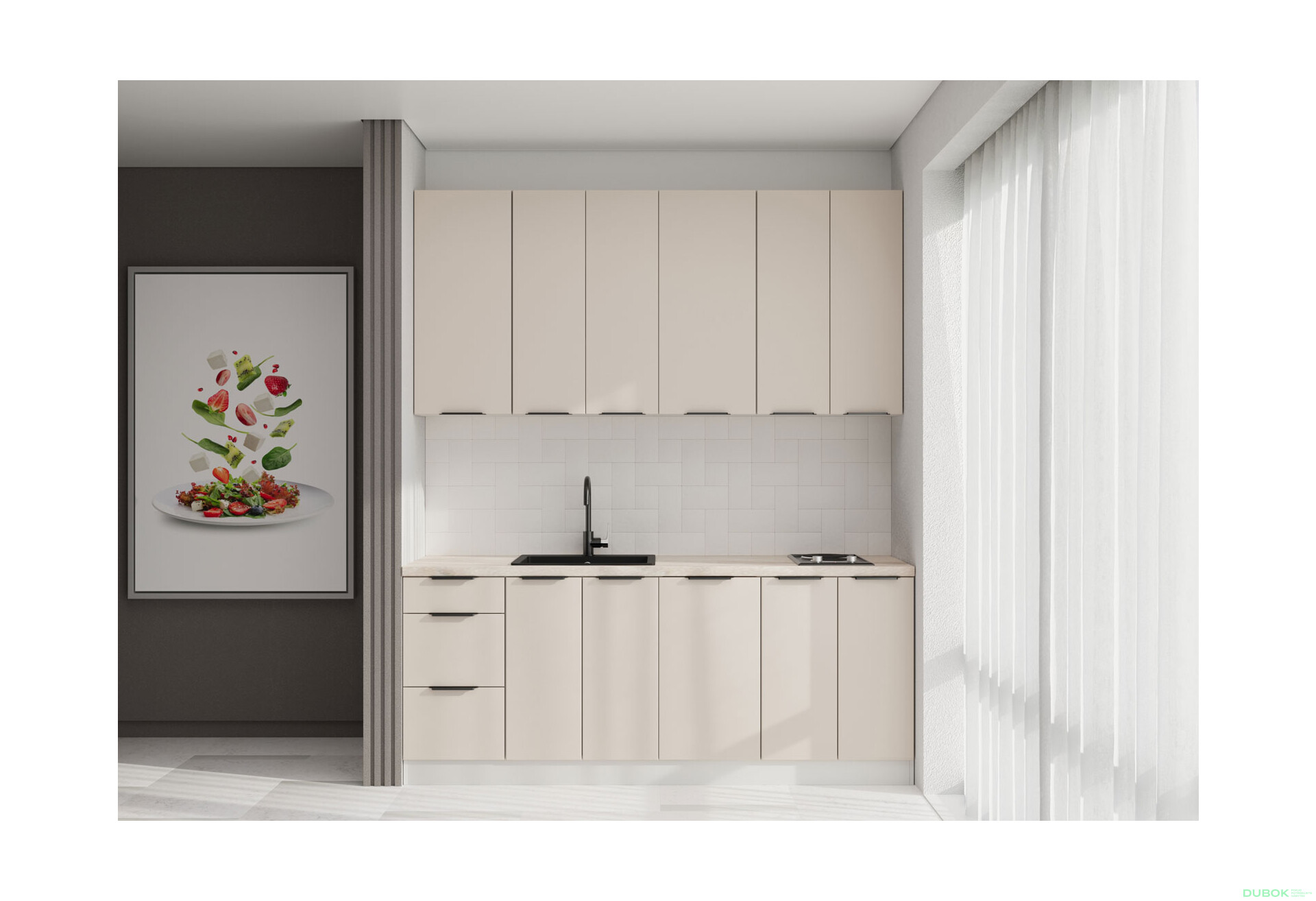 Sada 2.0 béžová matná Flet Lux - Fotografie 1 Fotografie 1 - Sada 2.0 béžová matná Flet Lux