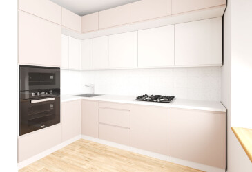 Sada 1.6x2.8, k. bílá, f. béžová mat / bílá mat Interno Luxe