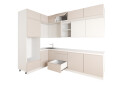 Fotografie 3 - Sada 1.6x2.8 b. bílá, f. béžová mat / mléčná Interno Luxe