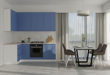 Sada 2.2x1.2 bílá / modrá mat Interno Luxe