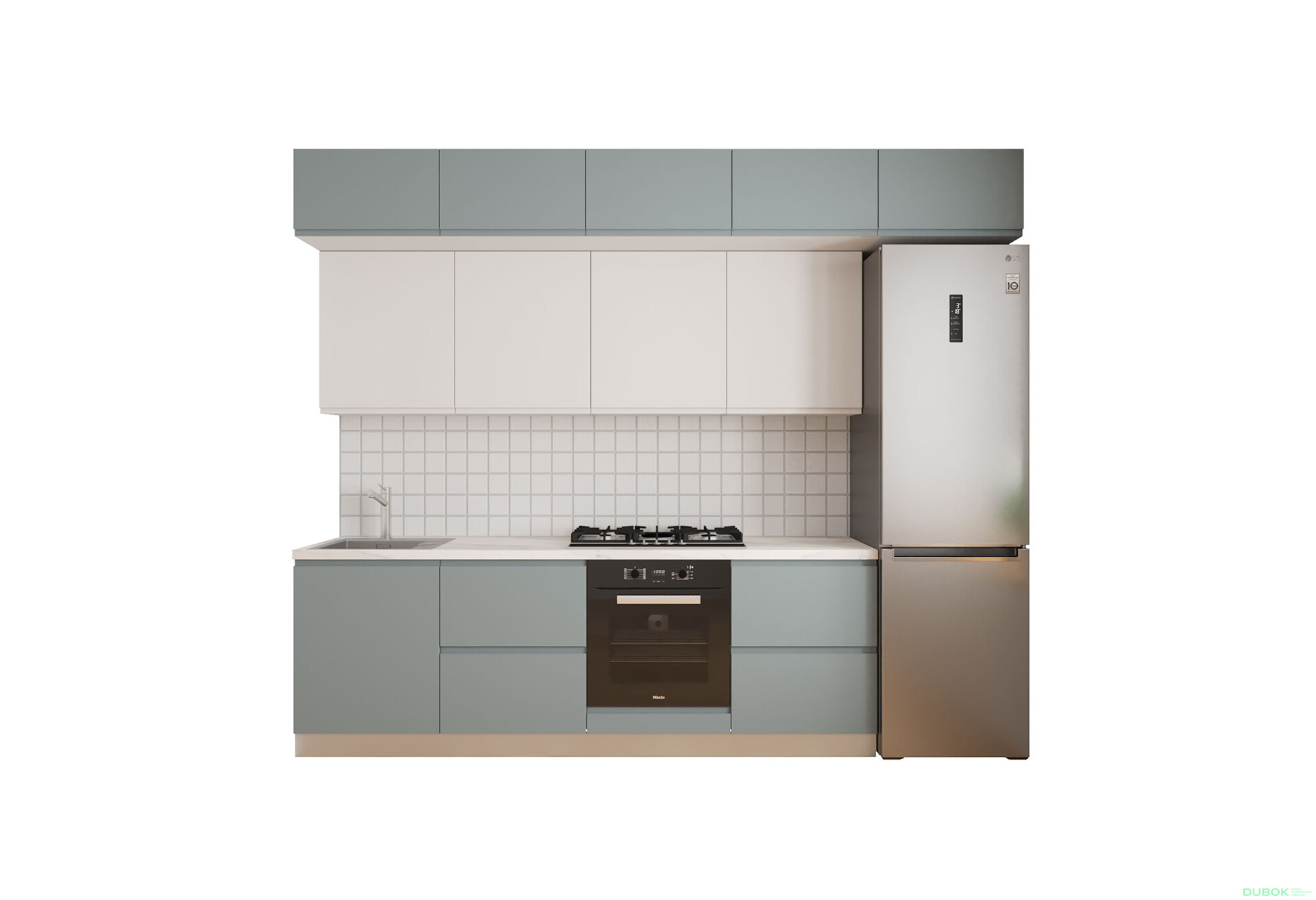 Sada 2.4 k. bílá, f. šedá mat / bílá mat Interno Luxe - Fotografie 2 Fotografie 2 - Sada 2.4 k. bílá, f. šedá mat / bílá mat Interno Luxe