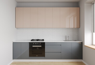 Sada 2.6 k. bílá, f. vrch béžový lesk, spodek šedý lesk Interno Luxe