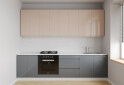 Fotografie 1 - Sada 2.6 k. bílá, f. vrch béžový lesk, spodek šedý lesk Interno Luxe