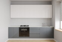 Fotografie 2 - Sada 2.6 k. bílá, f. vrch mléčný lesk, spodek šedý lesk Interno Luxe