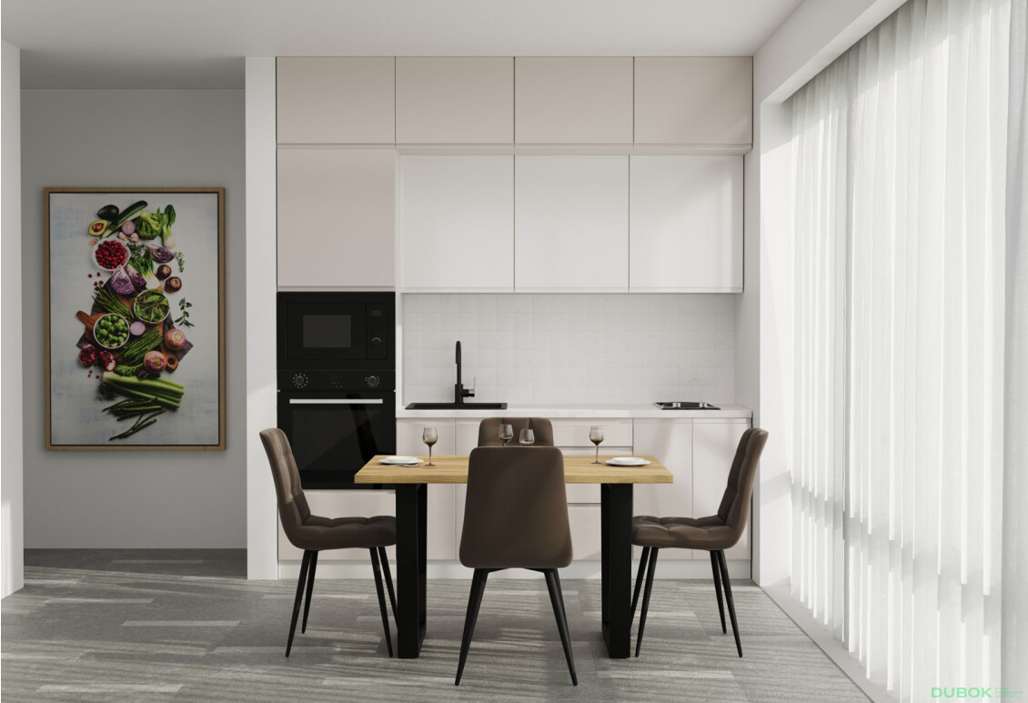 Fotografie 2 - Sada 2.4 Slonová kost / béžový lesk, mléčný lesk Interno Glaňec Luxe