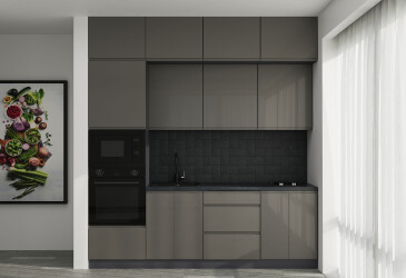 Sada 2.4 Antracit / tmavě šedý lesk Interno Glaňec Luxe