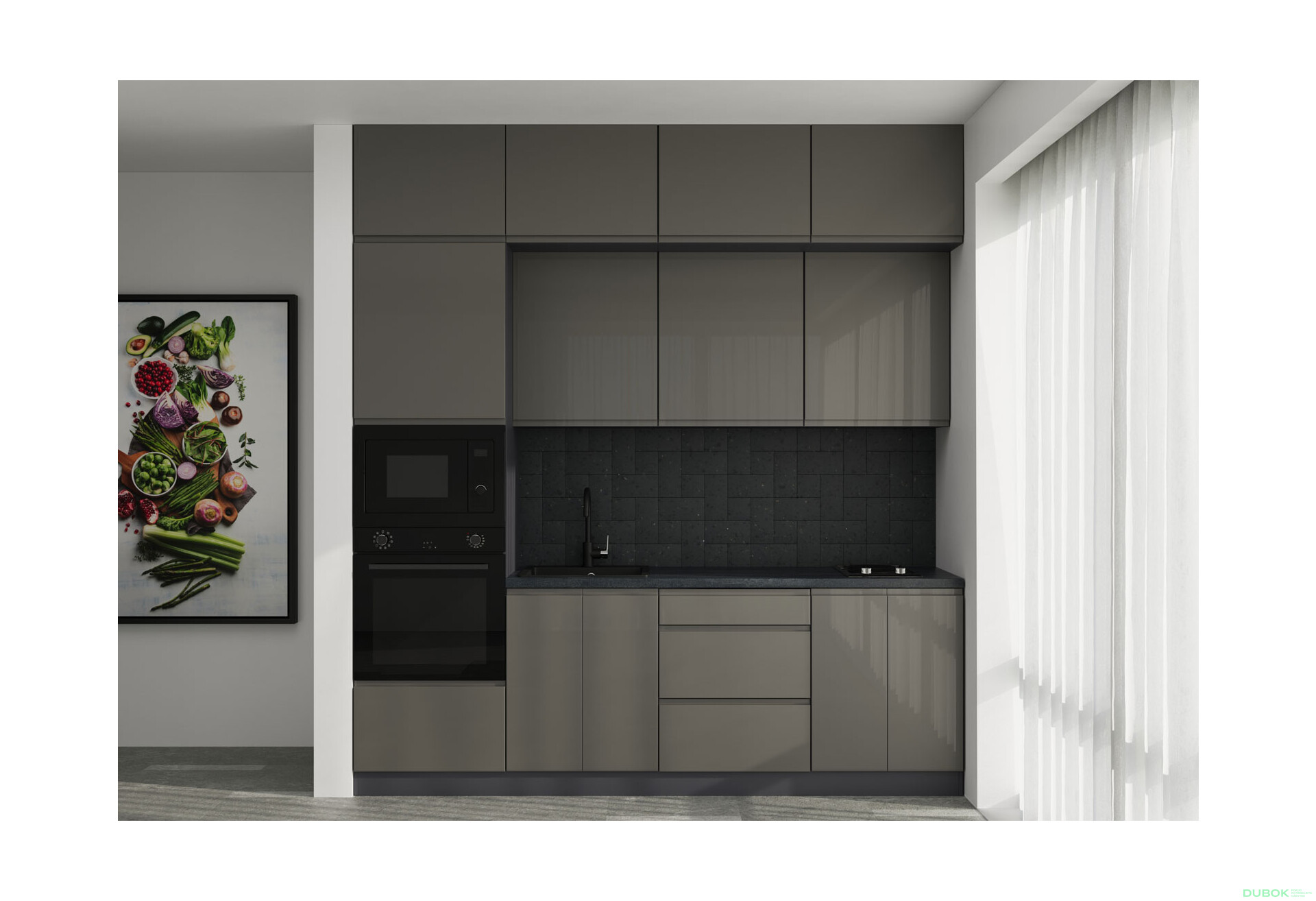 Sada 2.4 Antracit / tmavě šedý lesk Interno Glaňec Luxe - Fotografie 1 Fotografie 1 - Sada 2.4 Antracit / tmavě šedý lesk Interno Glaňec Luxe