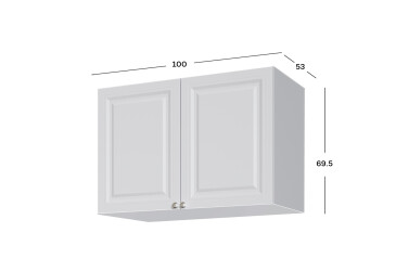 Modul č. 22 + Fasády F-500*695 V.1 / V.2 Bílá Fotografie Modul č. 22 + Fasády F-500*695 V.1 / V.2 Bílá