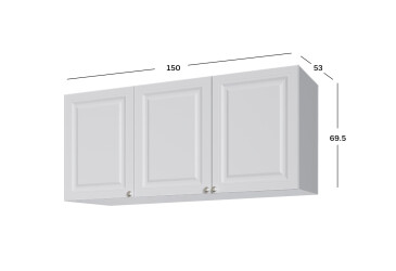 Modul č. 32 + Fasády F-500*695 V.1 / V.2 Bílá Fotografie Modul č. 32 + Fasády F-500*695 V.1 / V.2 Bílá