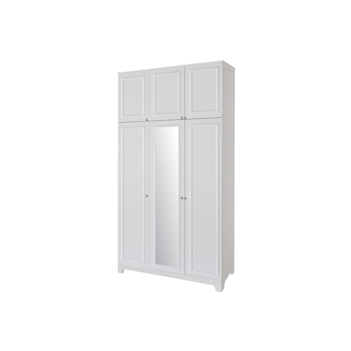 

Skříň č. 3 / MDF V.1 + Zrcadlo V.1 + Vysoká nástavba Madrid