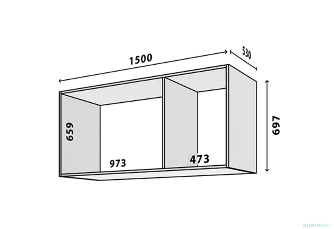 Fotografie 2 - Modul č. 32 A-1500*695 bílý