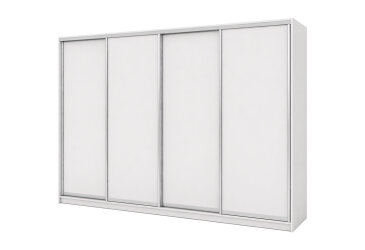 Skříň s posuvnými dveřmi 2400x3000x600 4LTD nymphaea alba, profil stříbrný