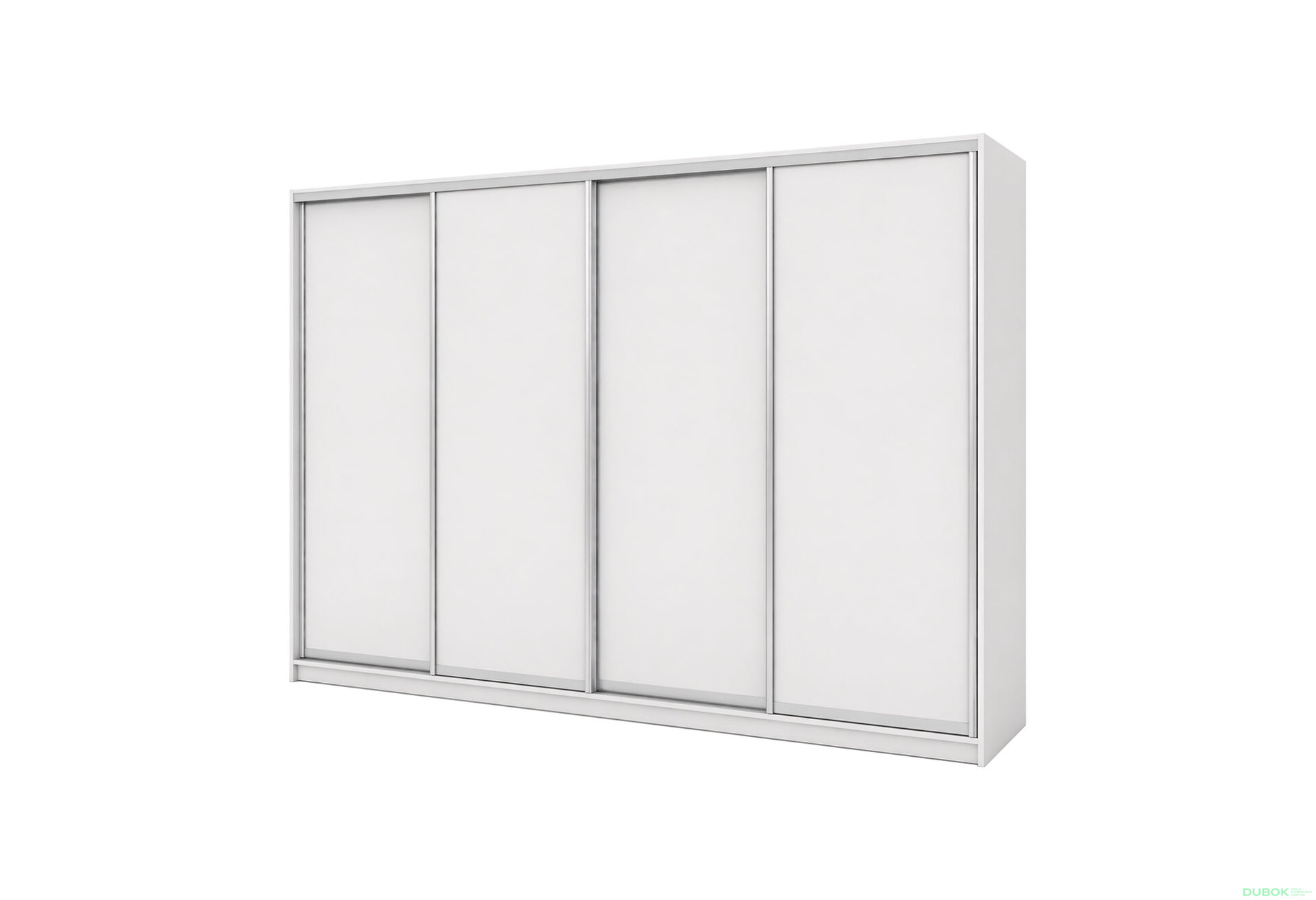 Fotografie 1 - Skříň s posuvnými dveřmi 2400x3000x600 4LTD nymphaea alba, profil stříbrný