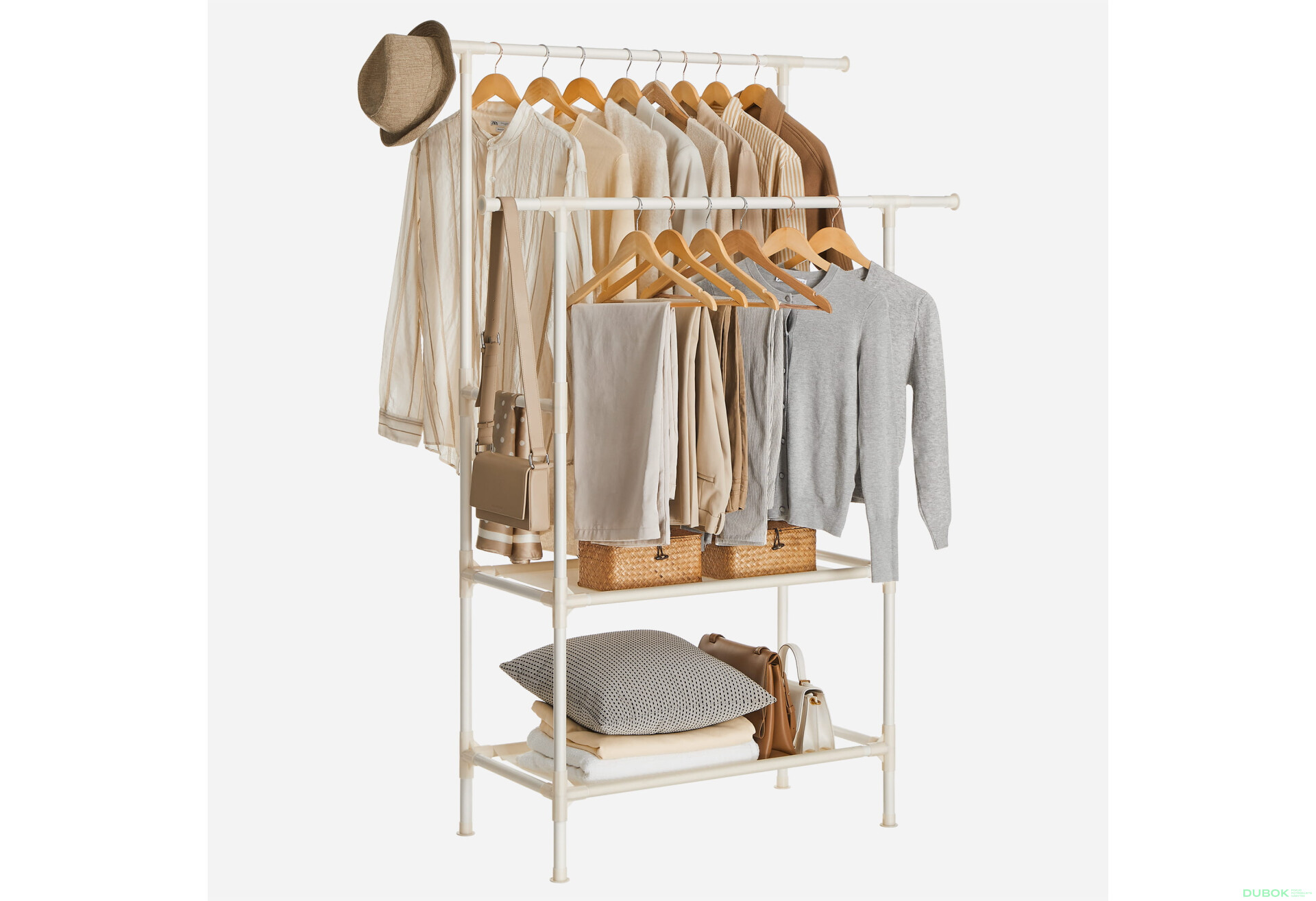 Stojan na oblečení - RDR02WT - Fotografie 8 Fotografie 8 - Stojan na oblečení - RDR02WT