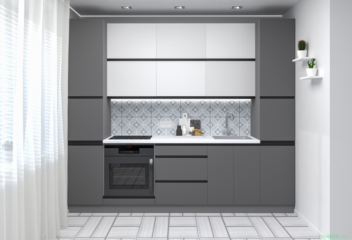 Sada 2.6 v Bílá/Bílá M01, n Šedá/Tmavě šedá M04, pr černá, pl šedá RioLine Luxe / RíóLajn Lux Matný