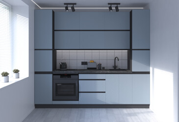 Sada 2.6 Antracit / Šedo-modrá M06, pr černá, pl antracit RioLine Luxe / RíóLajn Lux Matný