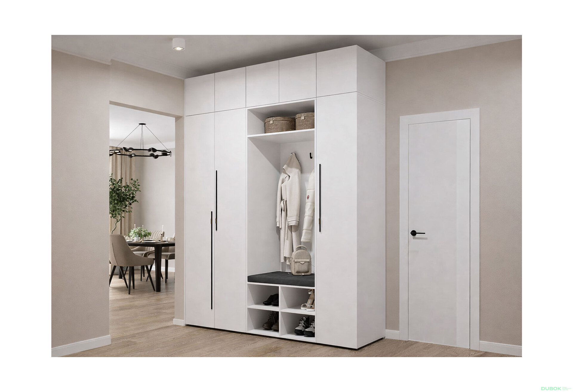 Fotografie 1 - Předsíň 200 cm nymphaea alba Space