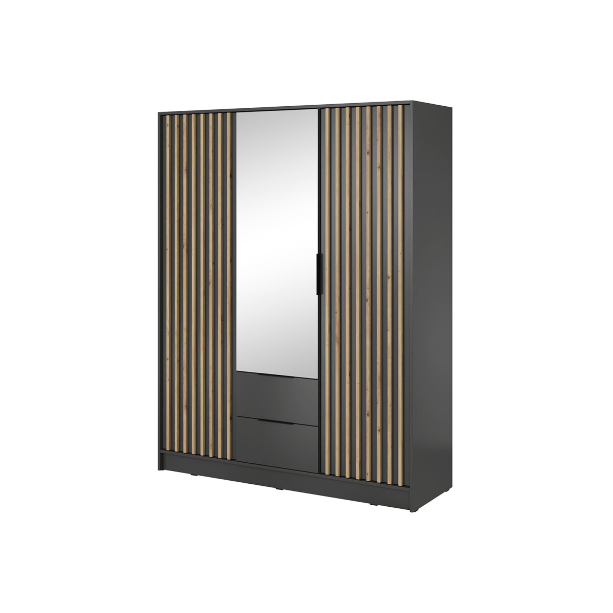 

Skříň 3D se zrcadlem grafit Nelly